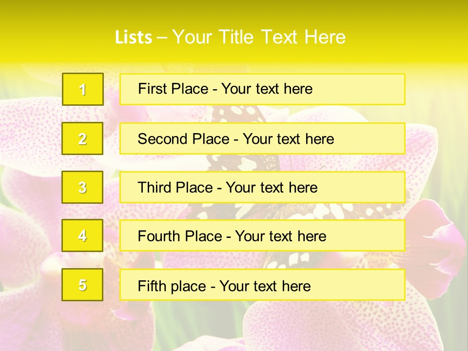 Bug Stem Nature PowerPoint Template