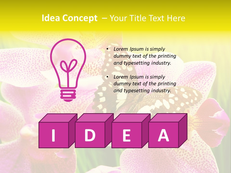 Bug Stem Nature PowerPoint Template