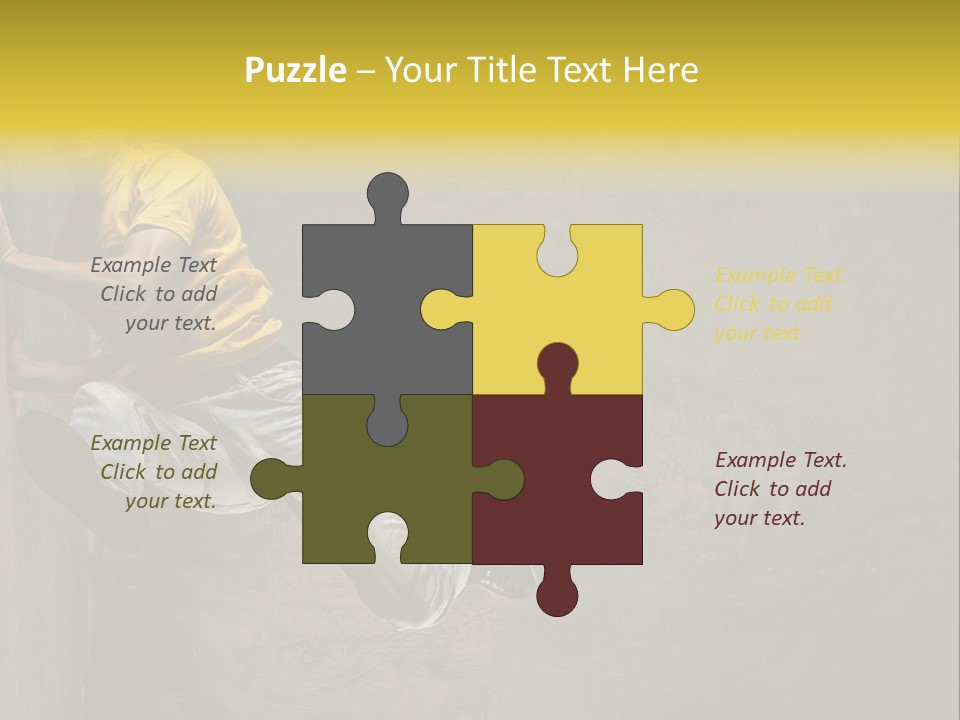Trendy Grunge Style PowerPoint Template
