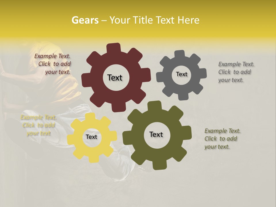 Trendy Grunge Style PowerPoint Template