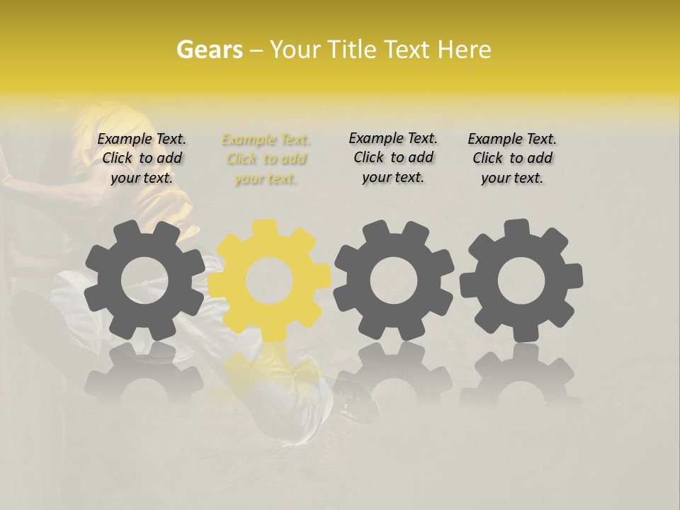 Trendy Grunge Style PowerPoint Template