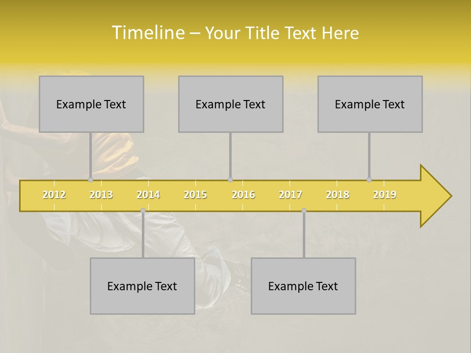 Trendy Grunge Style PowerPoint Template