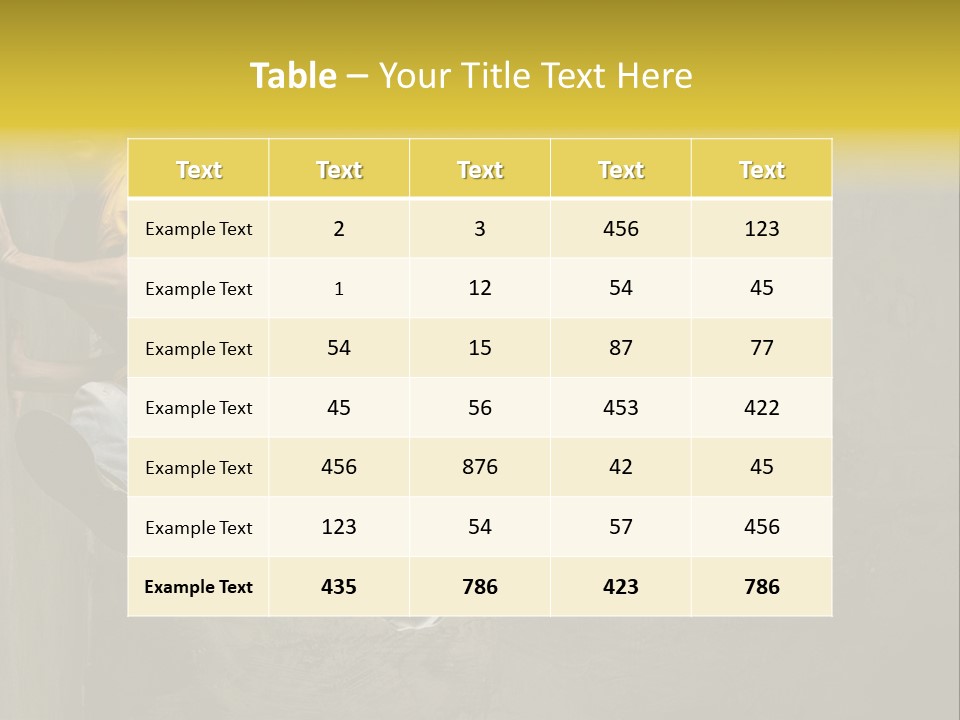 Trendy Grunge Style PowerPoint Template