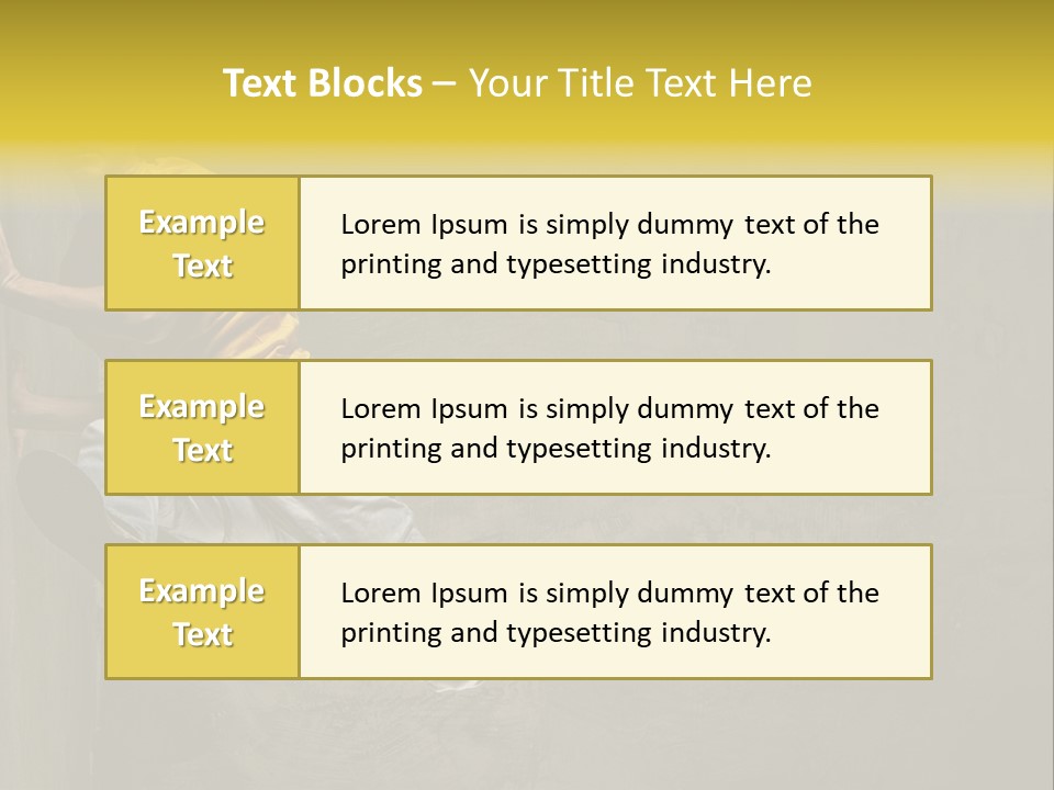 Trendy Grunge Style PowerPoint Template
