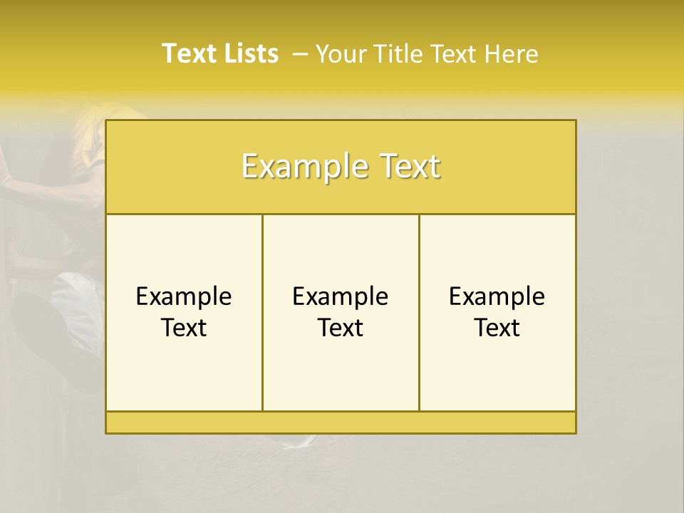 Trendy Grunge Style PowerPoint Template