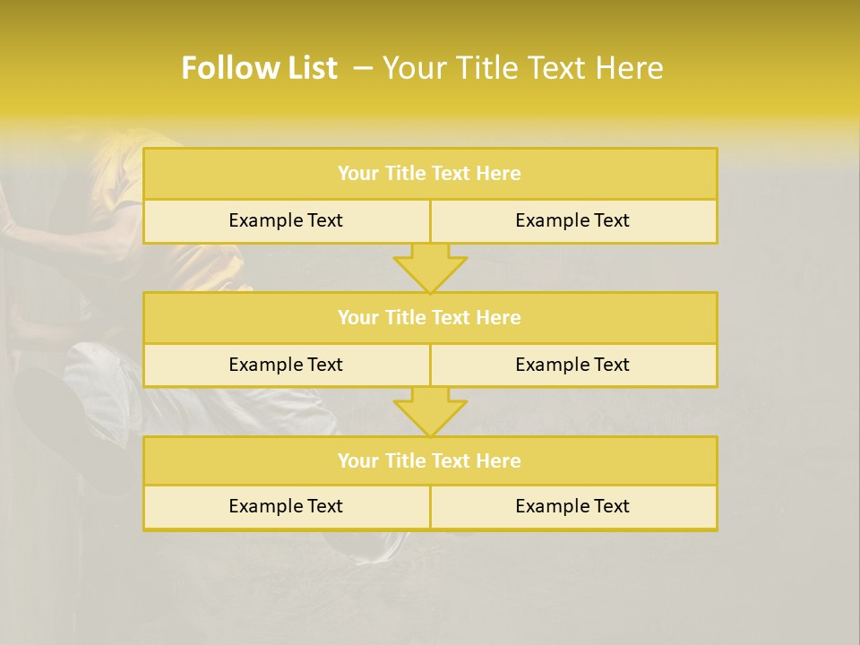 Trendy Grunge Style PowerPoint Template
