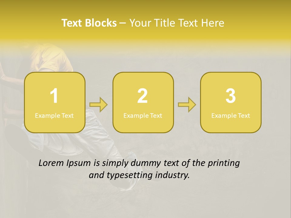 Trendy Grunge Style PowerPoint Template