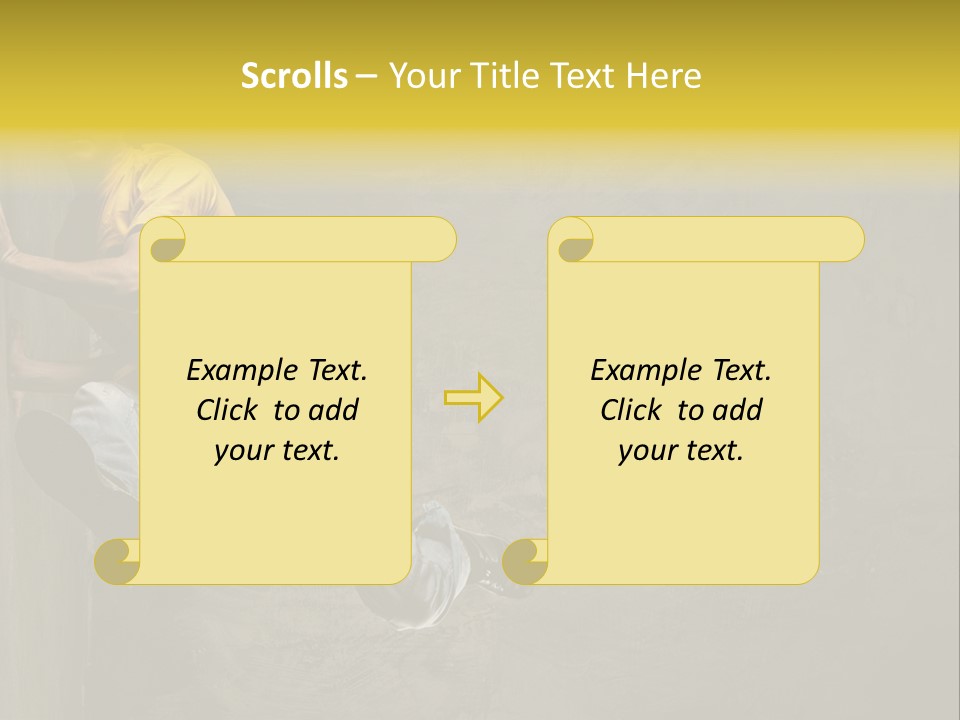 Trendy Grunge Style PowerPoint Template