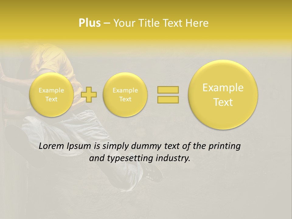 Trendy Grunge Style PowerPoint Template