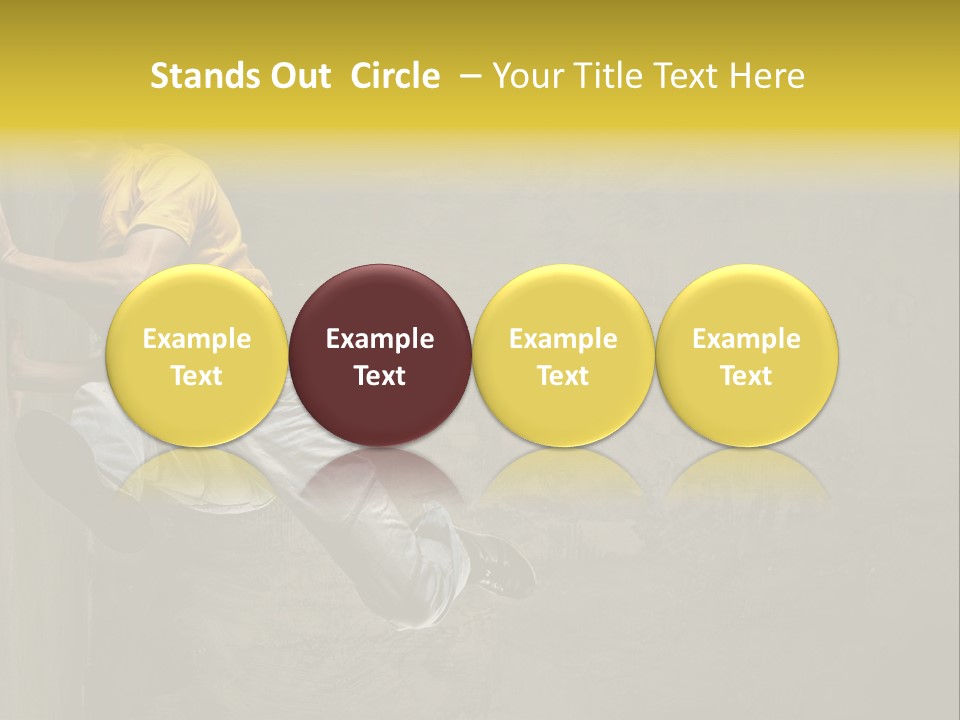 Trendy Grunge Style PowerPoint Template