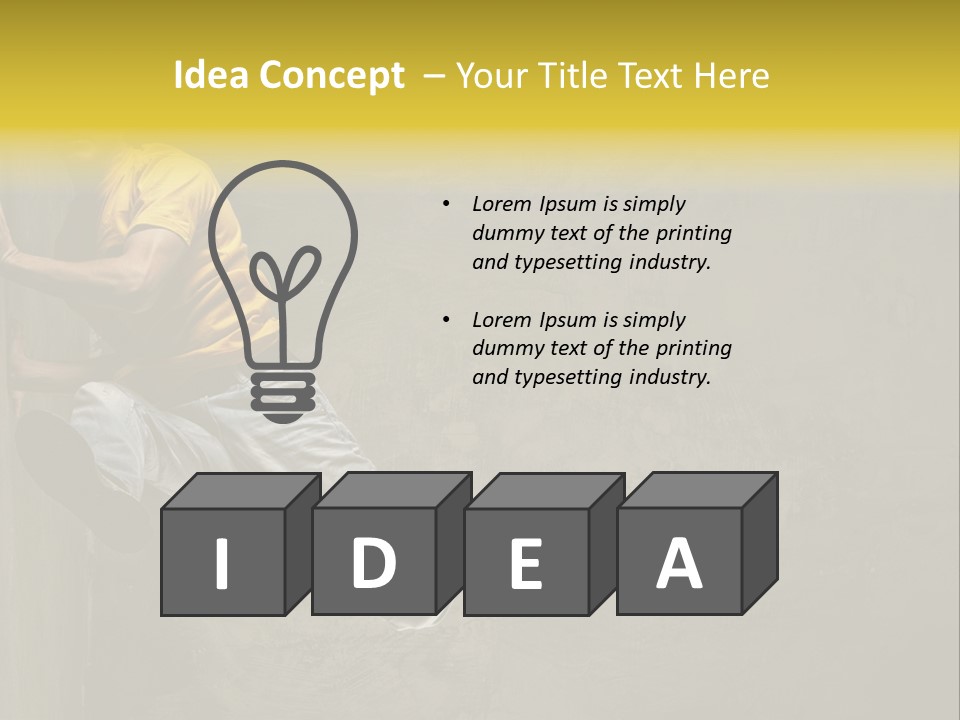 Trendy Grunge Style PowerPoint Template