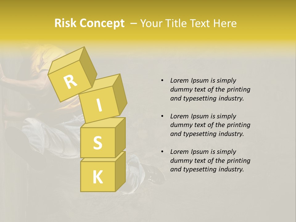 Trendy Grunge Style PowerPoint Template