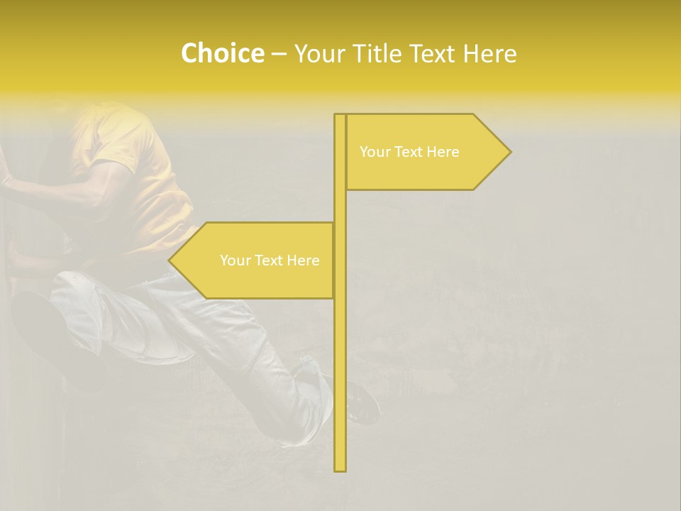 Trendy Grunge Style PowerPoint Template