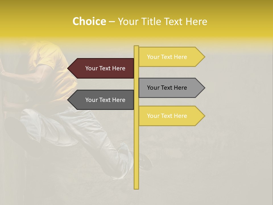 Trendy Grunge Style PowerPoint Template