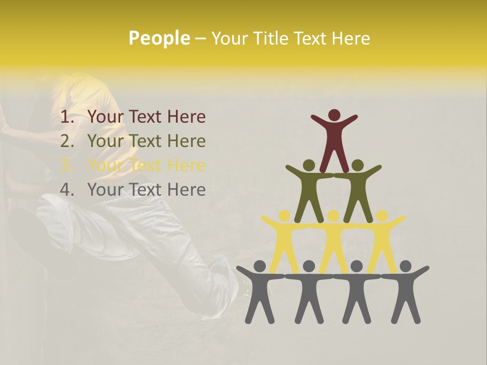 Trendy Grunge Style PowerPoint Template