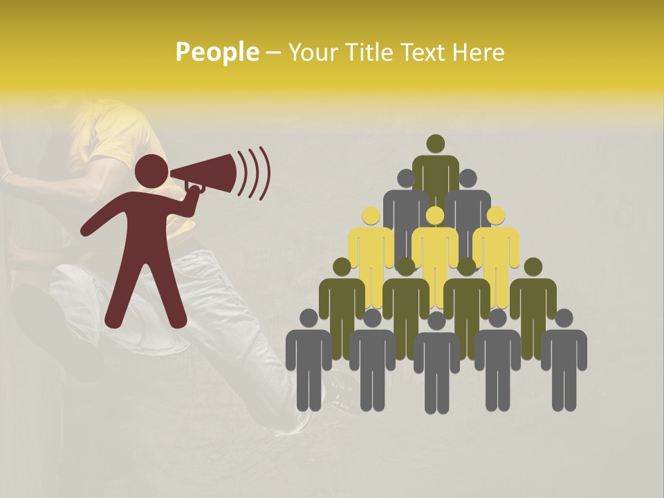 Trendy Grunge Style PowerPoint Template