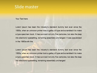 Jumper Moving Hip Hop PowerPoint Template