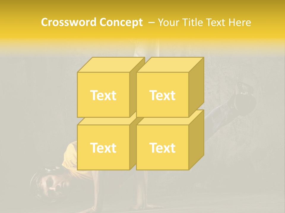 Jumper Moving Hip Hop PowerPoint Template
