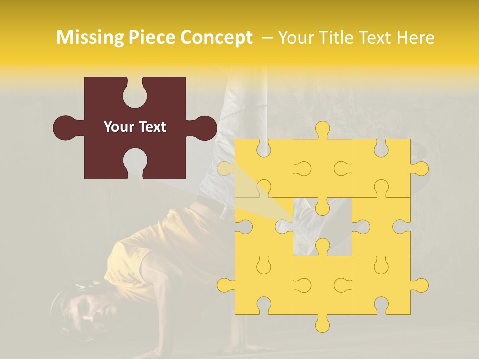 Jumper Moving Hip Hop PowerPoint Template