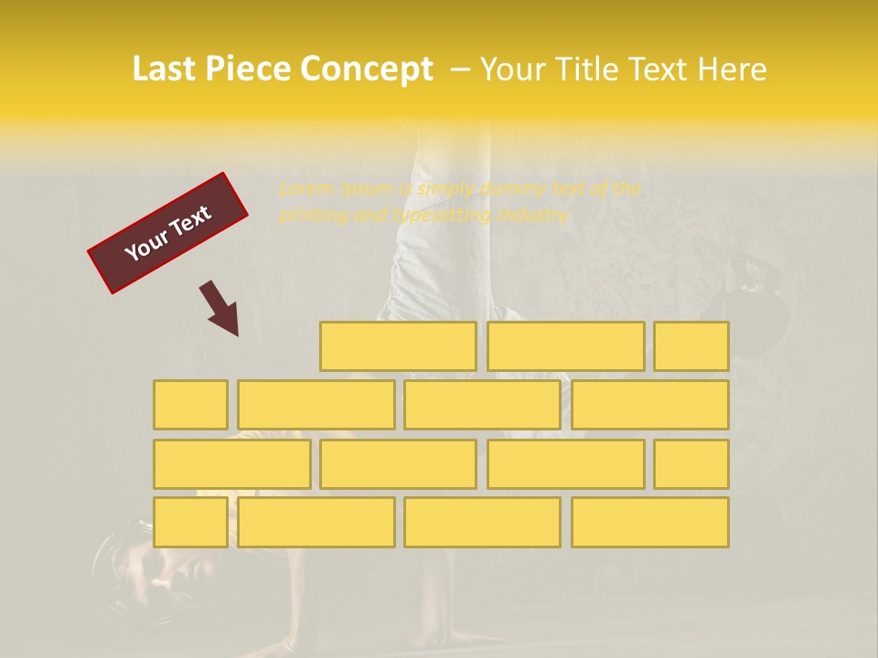 Jumper Moving Hip Hop PowerPoint Template
