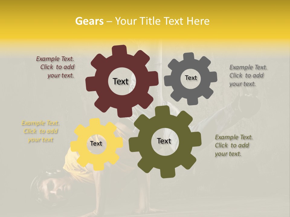 Jumper Moving Hip Hop PowerPoint Template
