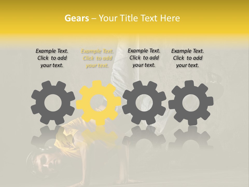 Jumper Moving Hip Hop PowerPoint Template