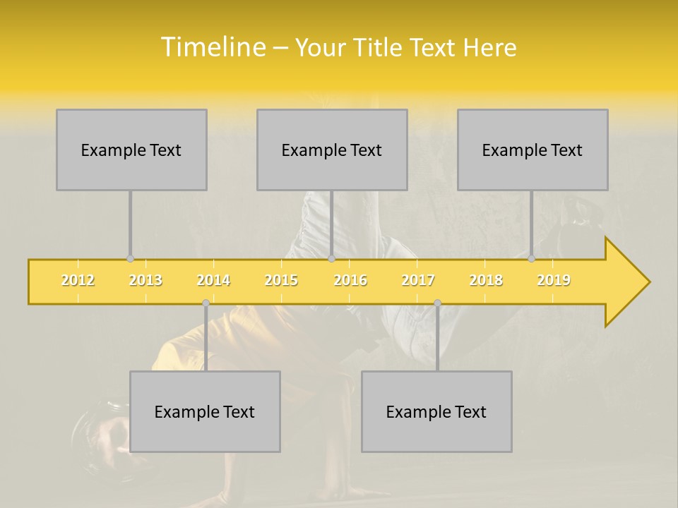 Jumper Moving Hip Hop PowerPoint Template