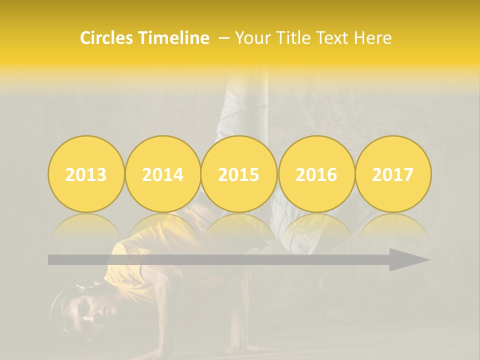 Jumper Moving Hip Hop PowerPoint Template