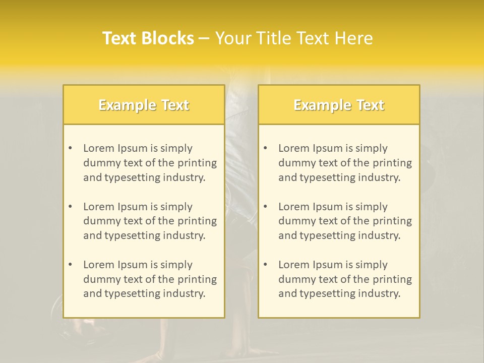 Jumper Moving Hip Hop PowerPoint Template