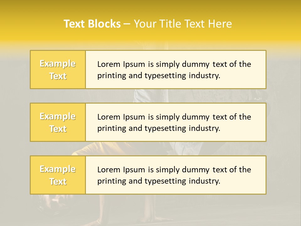 Jumper Moving Hip Hop PowerPoint Template