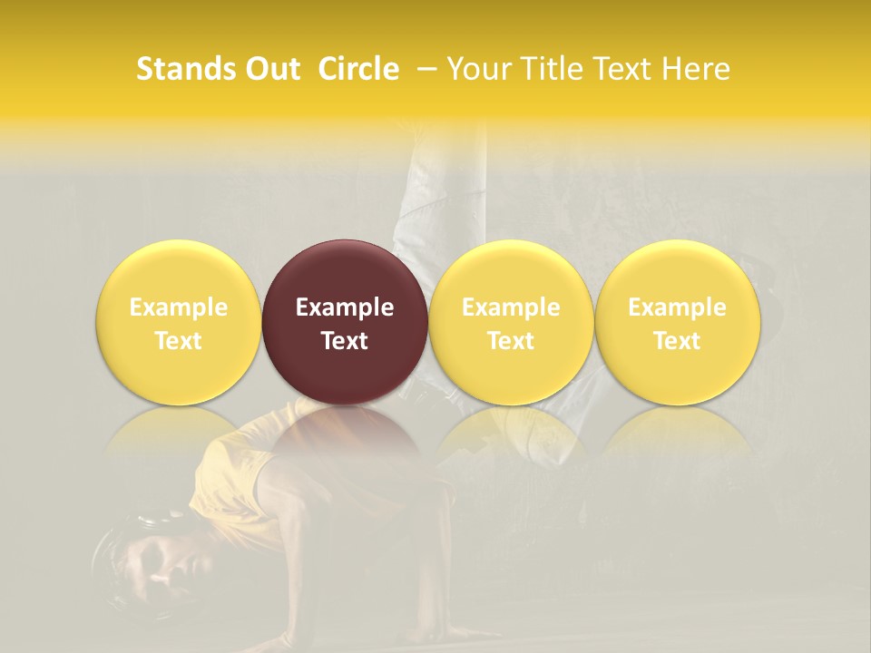 Jumper Moving Hip Hop PowerPoint Template