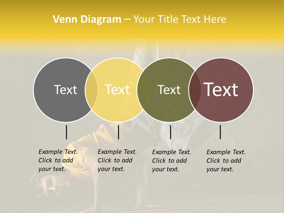 Jumper Moving Hip Hop PowerPoint Template
