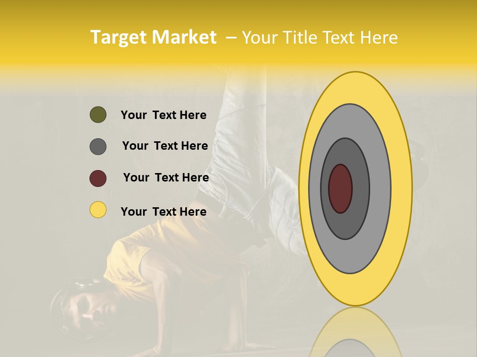 Jumper Moving Hip Hop PowerPoint Template