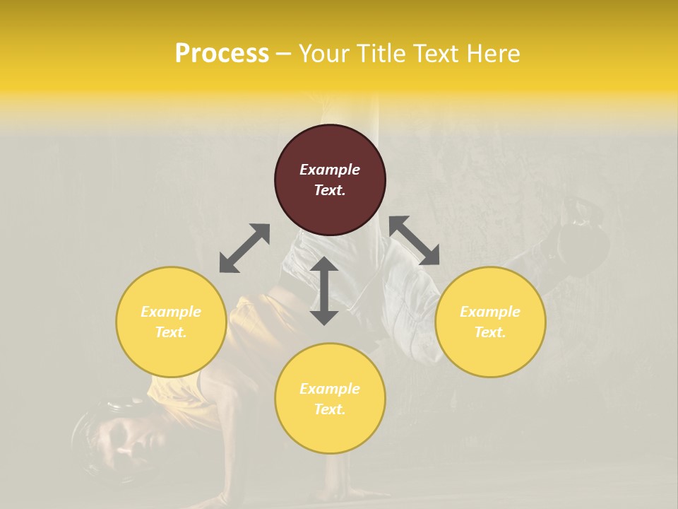 Jumper Moving Hip Hop PowerPoint Template