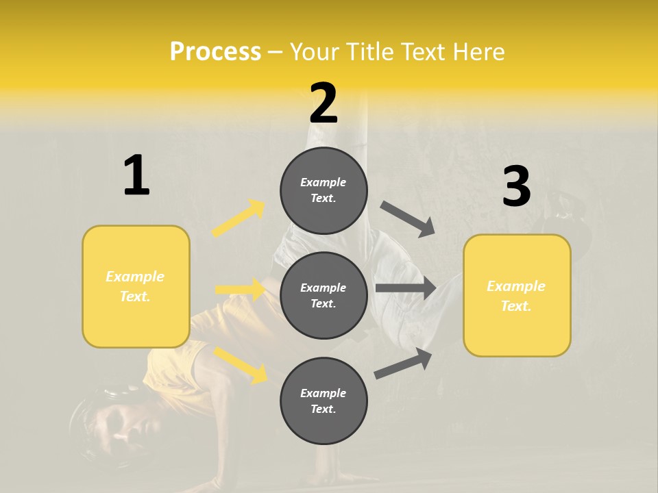 Jumper Moving Hip Hop PowerPoint Template