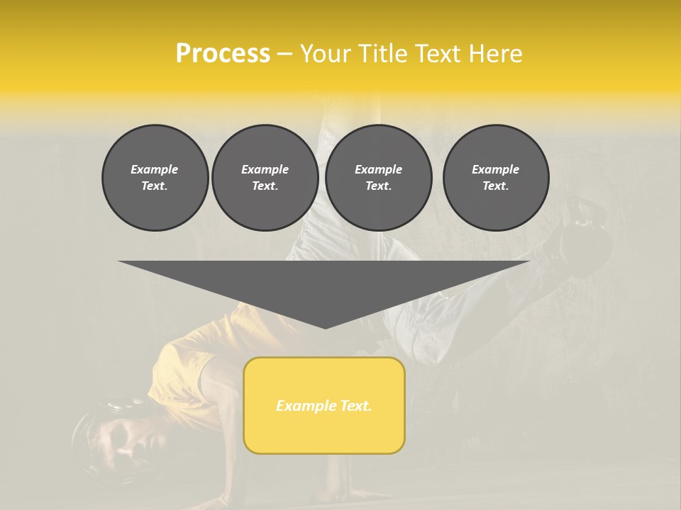 Jumper Moving Hip Hop PowerPoint Template