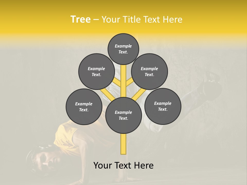 Jumper Moving Hip Hop PowerPoint Template