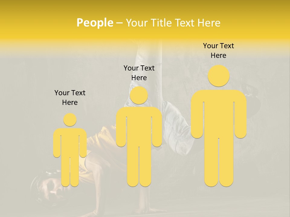 Jumper Moving Hip Hop PowerPoint Template