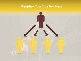 Jumper Moving Hip Hop PowerPoint Template