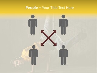 Jumper Moving Hip Hop PowerPoint Template