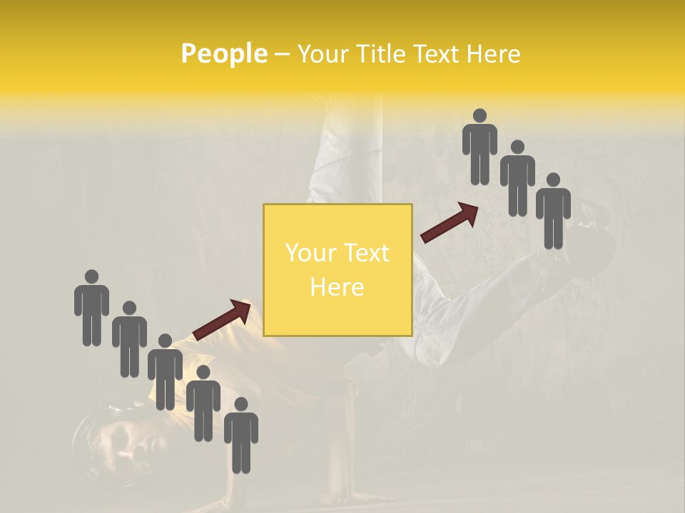 Jumper Moving Hip Hop PowerPoint Template