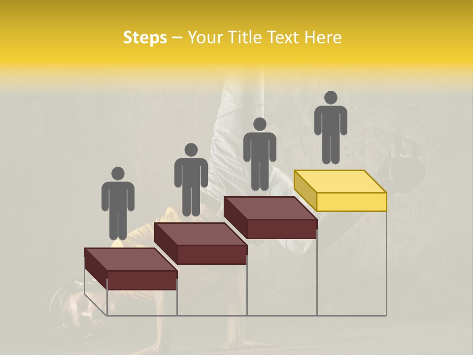 Jumper Moving Hip Hop PowerPoint Template