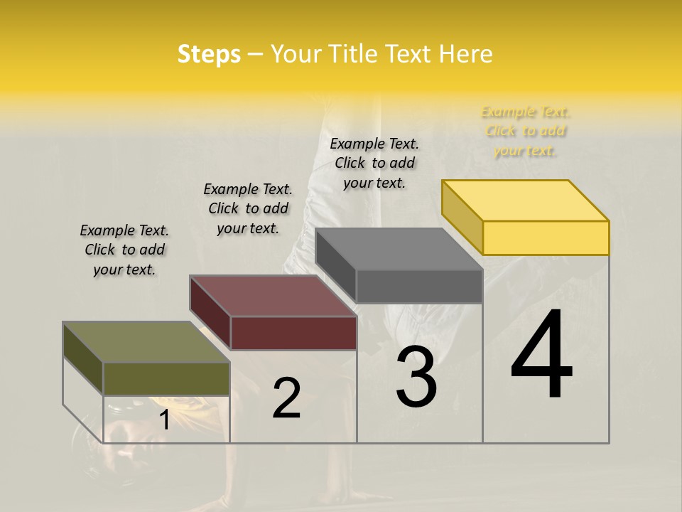 Jumper Moving Hip Hop PowerPoint Template