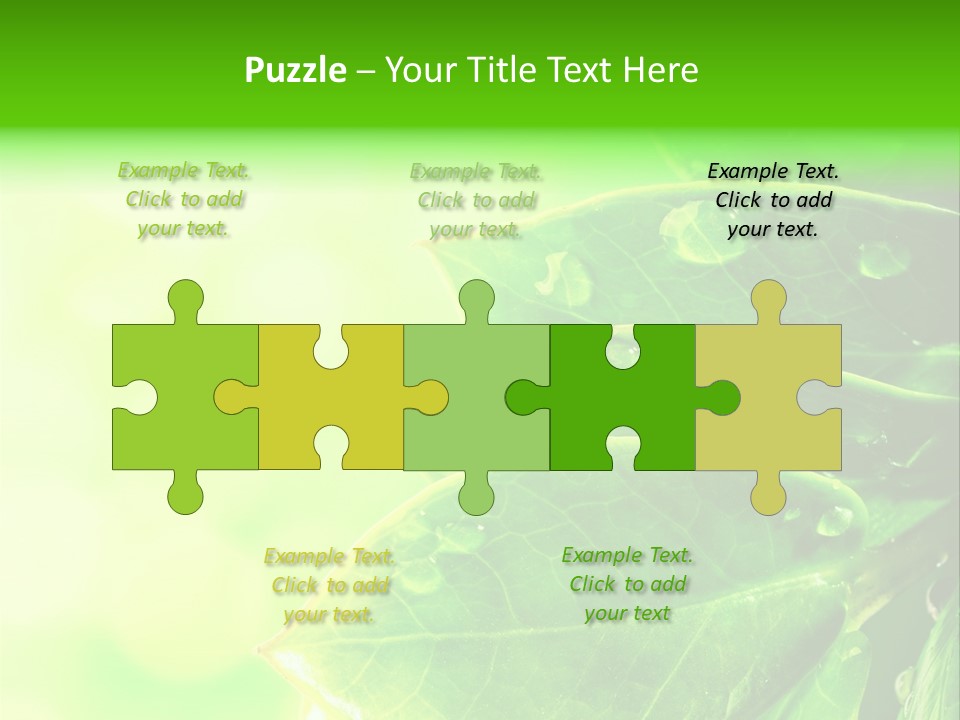 Summer Outdoor Biology PowerPoint Template