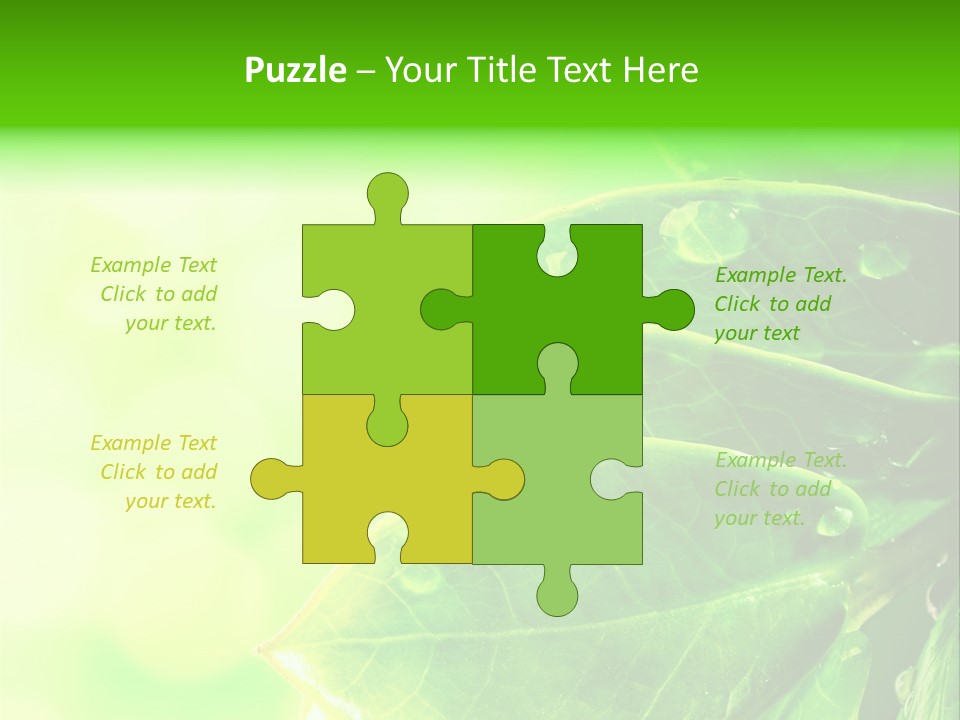 Summer Outdoor Biology PowerPoint Template