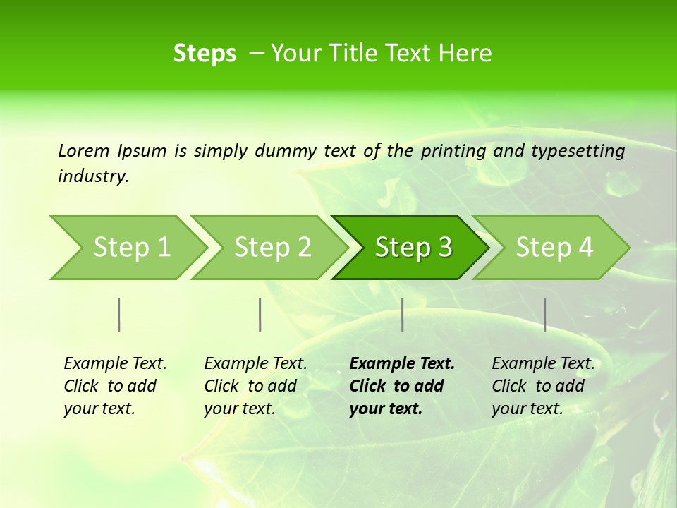 Summer Outdoor Biology PowerPoint Template