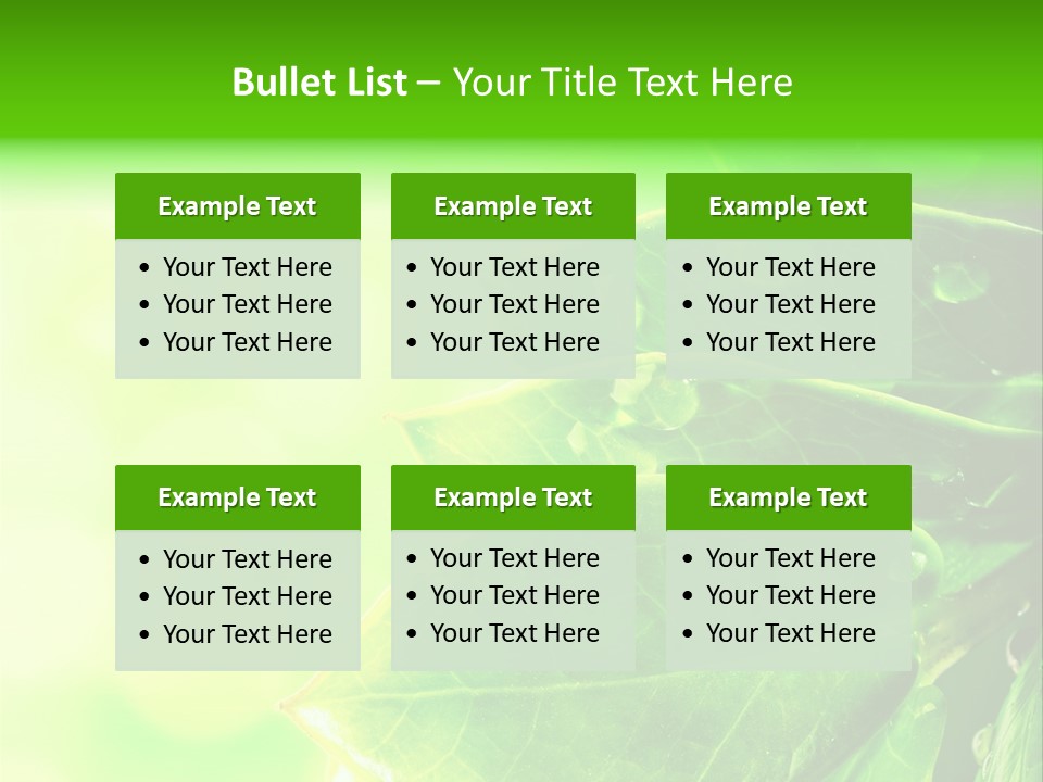 Summer Outdoor Biology PowerPoint Template