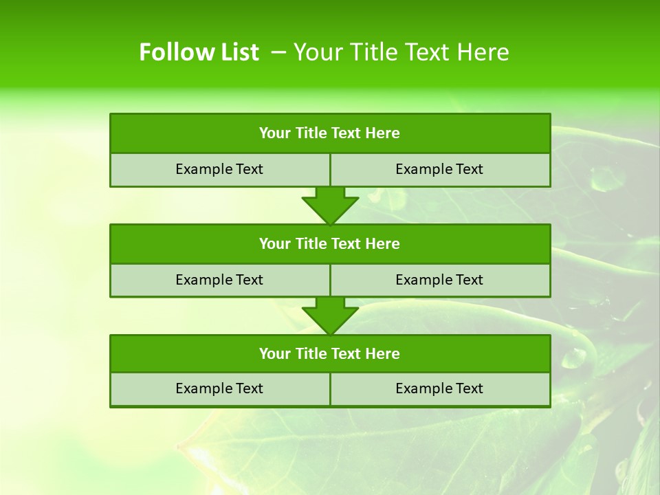 Summer Outdoor Biology PowerPoint Template