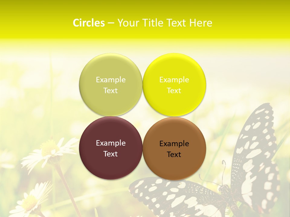 Landscape Plant Sky PowerPoint Template