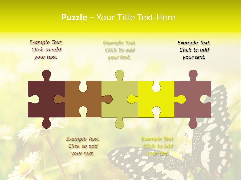 Landscape Plant Sky PowerPoint Template